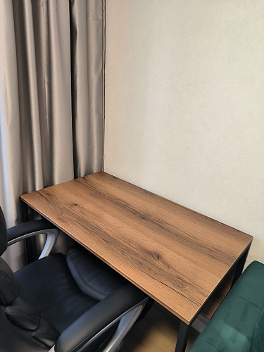 Письменный стол Клер Лофт дуб делано светлый / белый матовый фото покупателя 43