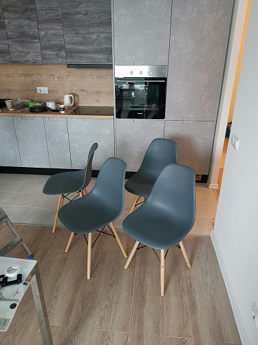 Пластиковый стул Eames PC-015 серый фото покупателя 508