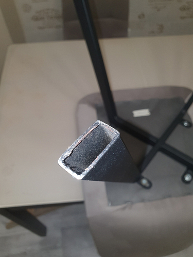 Стул на металлокаркасе Чилли черный / зеленый фото покупателя 1002