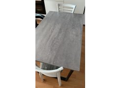 Стол Лота Лофт 140 25 мм черный матовый / дуб вотан фото покупателя 833