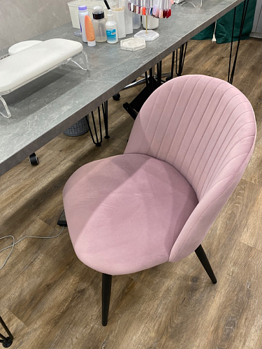 Стул на металлокаркасе Gabi latte / gold / black фото покупателя 718