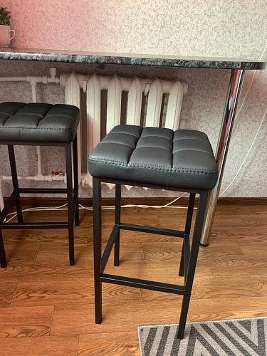 Барный стул Лофт катания минт / белый матовый фото покупателя 57