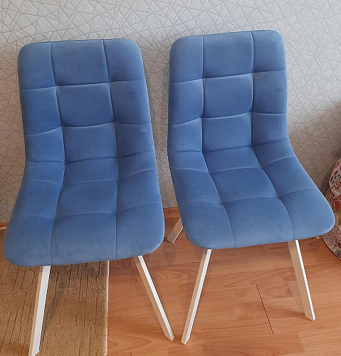 Стул на металлокаркасе Чилли зеленый / белый каркас фото покупателя 682