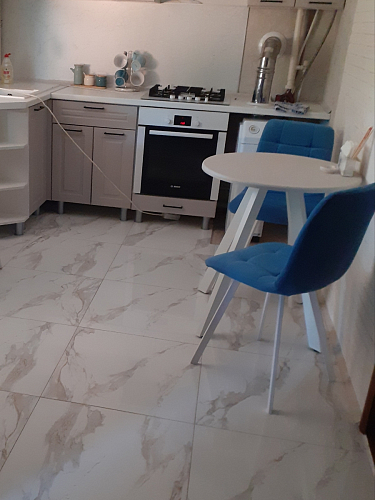 Стул на металлокаркасе Чилли К черный / зеленый фото покупателя 276