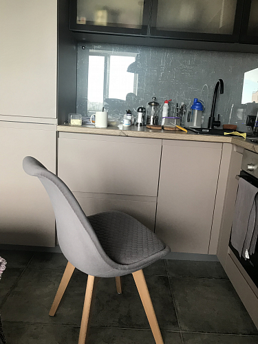 Деревянный стул Bonuss dark gray / black / wood фото покупателя 2