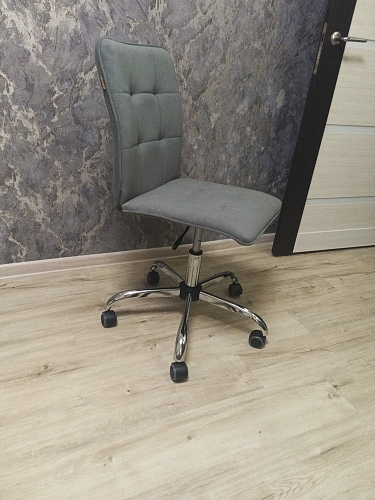 Компьютерное кресло One/Ван флок серый 29 фото покупателя 62