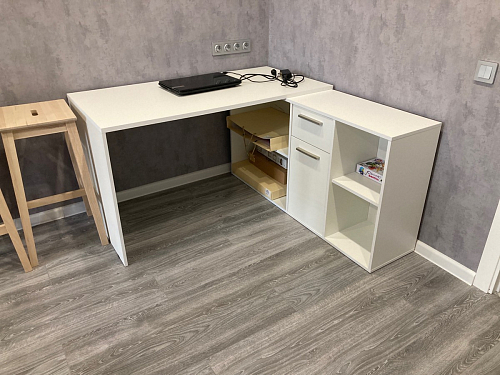 Письменный стол Лайт 03.245F белый гладкий 101 фото покупателя 156