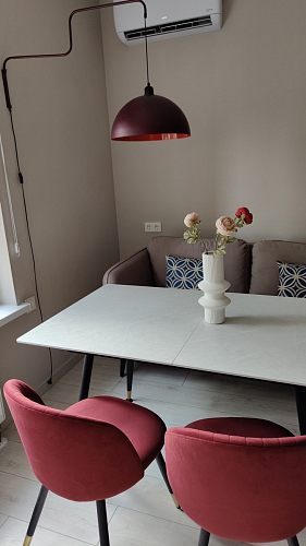 Стул на металлокаркасе Gabi gray / black фото покупателя 600