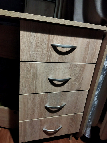 Стол-книжка Глория 606 М с ящиками дуб сонома фото покупателя 42