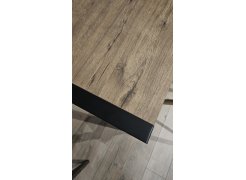 Стол Центавр 120(160)х70х75 файерстоун / черный матовый фото покупателя 40