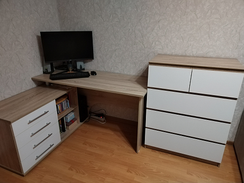 Компьютерный стол КСТ-109П правый венге фото покупателя 104