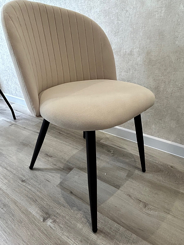 Стул на металлокаркасе Gabi 1 light purple / black фото покупателя 684