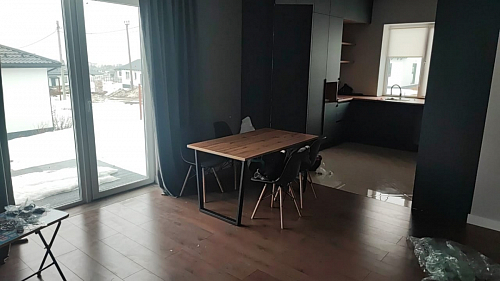 Деревянный стол Лота Лофт 120x75 дуб крафт табачный / черный матовый фото покупателя 498