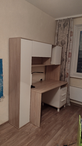 Компьютерный стол Комфорт 12.95 N дуб сонома / темно-серый фото покупателя 13