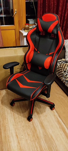 Компьютерное кресло Racer черное / красное фото покупателя 54