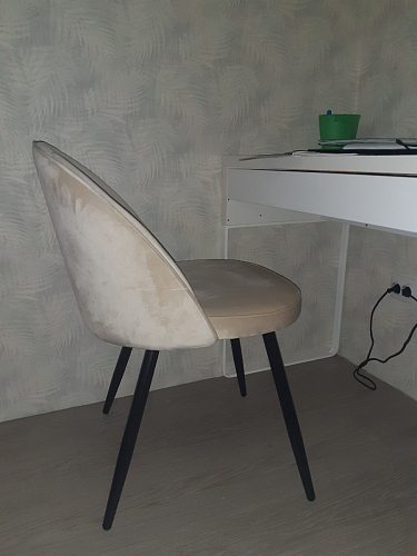 Стул на металлокаркасе Dodo blue фото покупателя 55