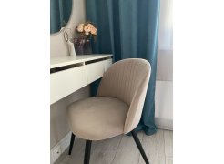 Стул на металлокаркасе Gabi 1 gray / black фото покупателя 486