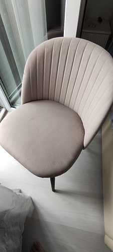 Стул на металлокаркасе Gabi 1 light purple / black фото покупателя 225