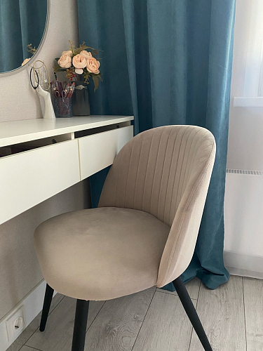 Стул на металлокаркасе Gabi 1 light purple / black фото покупателя 486