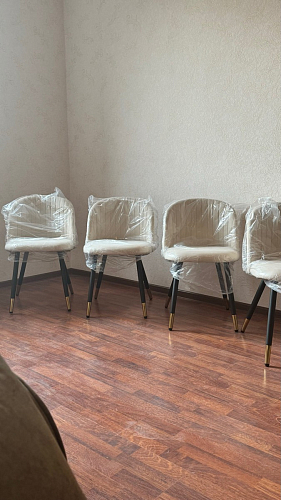 Стул на металлокаркасе Gabi gray / black фото покупателя 366