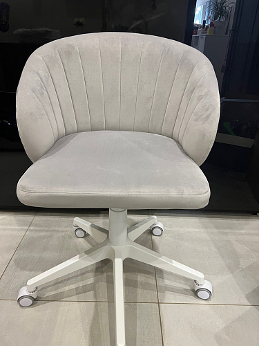 Компьютерное кресло Пард экокожа белый фото покупателя 13