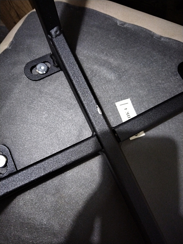 Стул на металлокаркасе Чилли К темно-серый (velutto 32) / черный фото покупателя 588