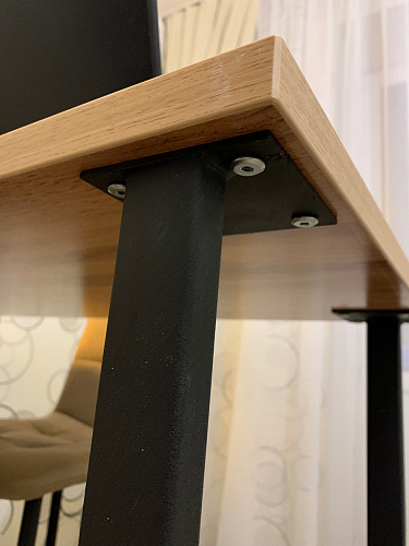 Барная стойка Дилан Лофт 120х40х90 бетон светлый фото покупателя 205