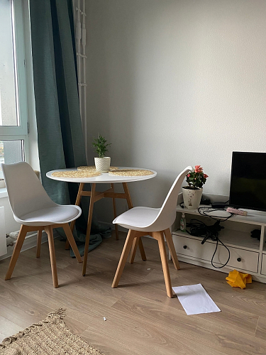 Деревянный стол Skandi 80 белый фото покупателя 1