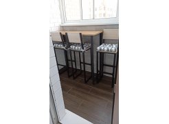 Барная стойка Дилан Лофт 120х40х90 бетон светлый фото покупателя 113