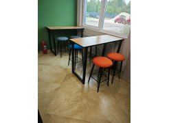 Полубарный стул Гангток крутящийся изумруд / черный матовый фото покупателя 3