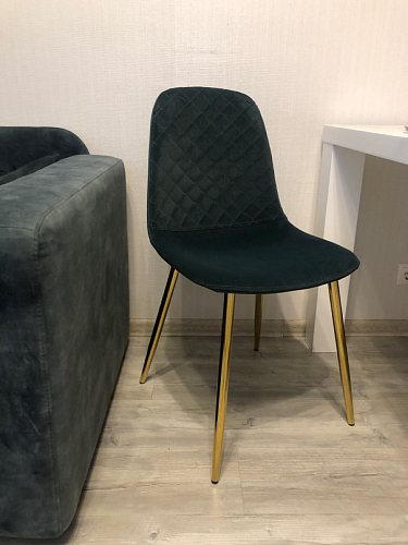 Стул на металлокаркасе Dabl 01 champagne / gold фото покупателя 199