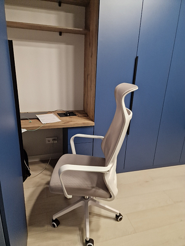 Компьютерное кресло Tilda light gray / white фото покупателя 13