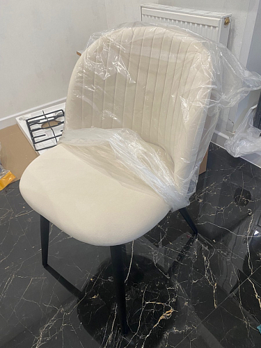 Стул на металлокаркасе Gabi gray / black фото покупателя 537