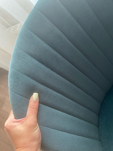 Стул на металлокаркасе Gabi 1 light purple / black / gold фото покупателя 257