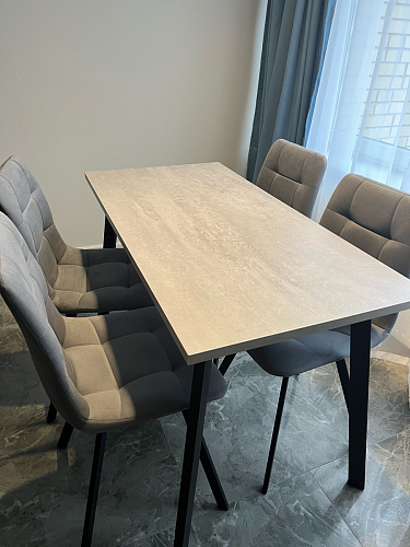 Комплект стульев Чилли 2 шт бежевый / черный фото покупателя 990