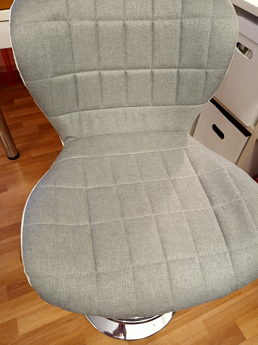 Барный стул Brend серый / белый фото покупателя 1