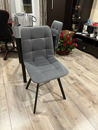 Стул на металлокаркасе Чилли бежевый / белый каркас фото покупателя 1349