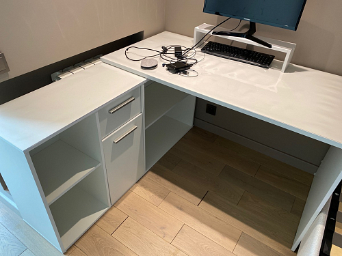 Письменный стол Лайт 03.245F белый гладкий 101 фото покупателя 30