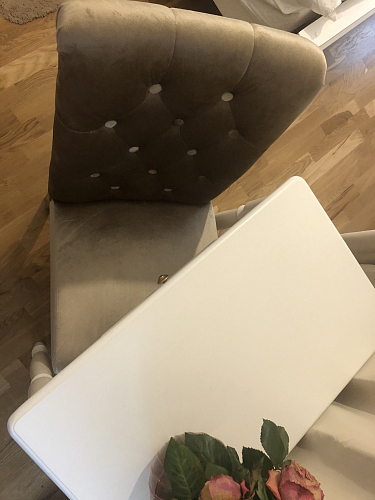 Стул Amelia dark walnut / fabric beige фото покупателя 3