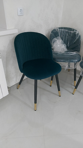 Стул на металлокаркасе Gabi 1 light purple / black фото покупателя 405