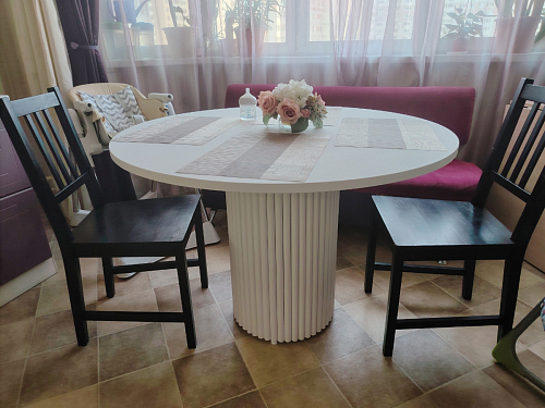 Стол Барел 110 белый / белый фото покупателя 28