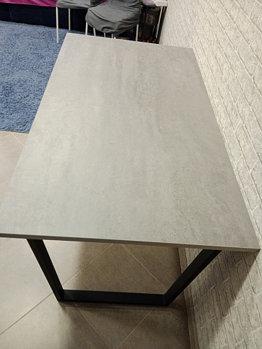 Деревянный стол Лота Лофт 140х80 дуб крафт табачный / черный матовый фото покупателя 967