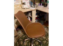 Компьютерное кресло Kolin с подушкой clear / white фото покупателя 539