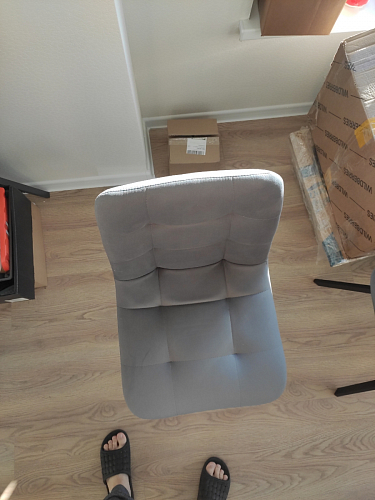 Стул на металлокаркасе Чилли зеленый / белый каркас фото покупателя 160