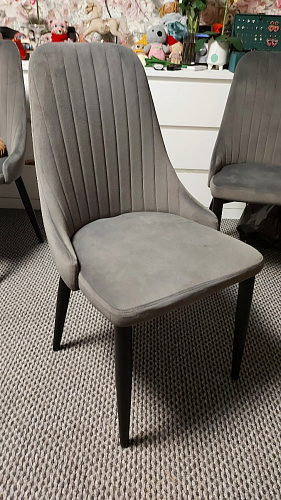 Стул на металлокаркасе Kora green / black фото покупателя 235