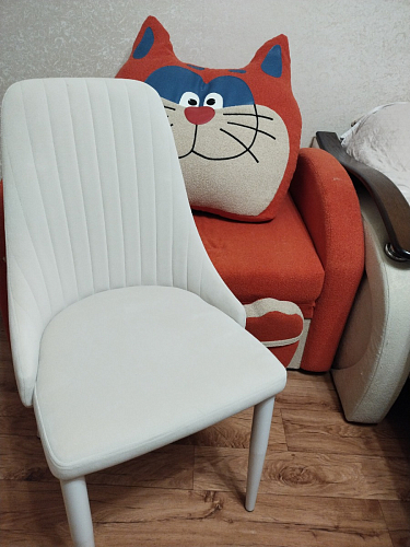 Стул на металлокаркасе Kora light blue / white фото покупателя 229