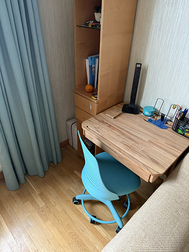 Компьютерное кресло Kiddy/Кидди бирюзовое ткань (сетка) фото покупателя 6