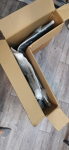 Компьютерное кресло Reus белая сетка / хром фото покупателя 62