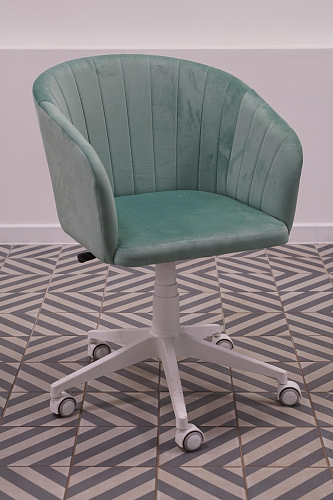 Компьютерное кресло Тибо светло-коричневый / белый из шоурума 4