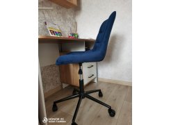 Компьютерное кресло Честер латте / черный фото покупателя 4